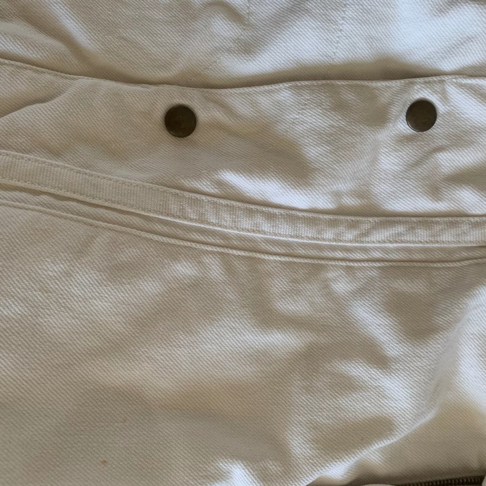 Chloe optic white denim straight leg ankle jeans - Picture 8 of 8